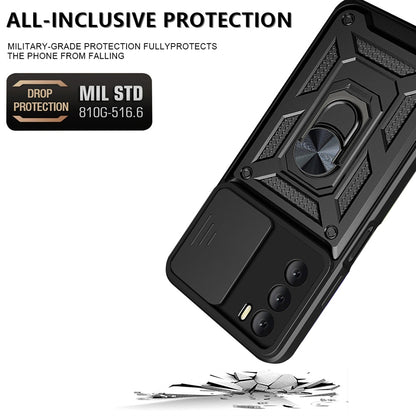 Funda para Oppo A16s / A54s / A16, Techsuit, CamShield, Negra