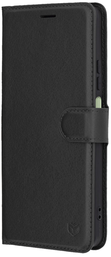 Funda para Oppo A5 Pro 4G / A5 Pro, Techsuit, Folio de cuero, Negra