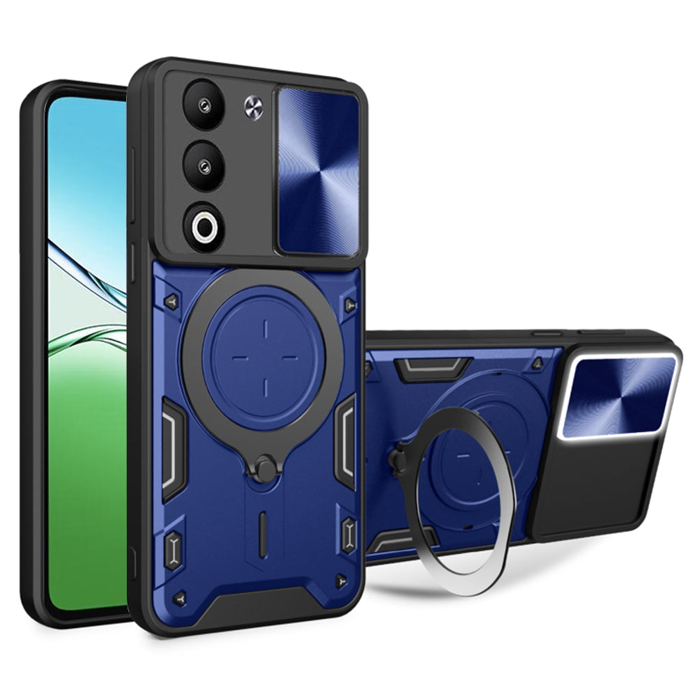 Funda para Oppo A5 4G / A5 5G, Techsuit, CamGuard Pro, Azul