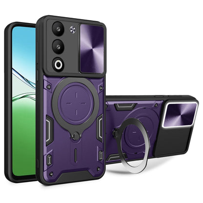 Funda para Oppo A5 4G / A5 5G, Techsuit, CamGuard Pro, Morado