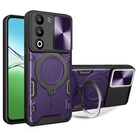 Funda para Oppo A5 4G / A5 5G, Techsuit, CamGuard Pro, Morado