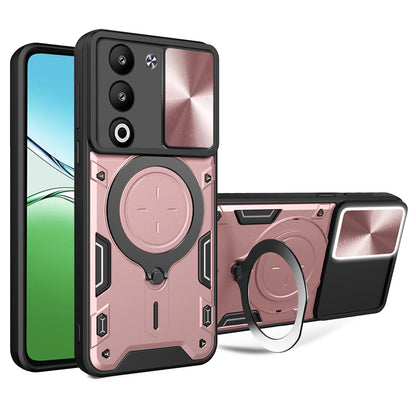 Funda para Oppo A5 4G / A5 5G, Techsuit, CamGuard Pro, Rosa