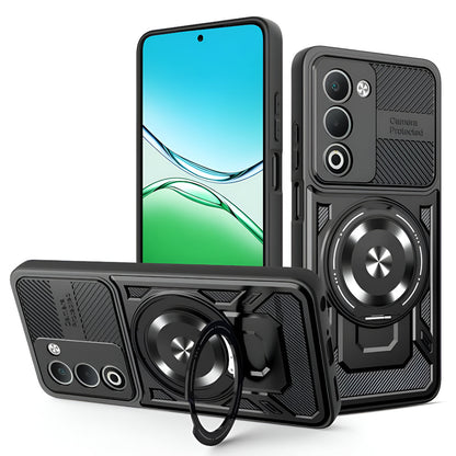 Funda para Oppo A5 4G / A5 5G, Techsuit, RuggedCam, Negra