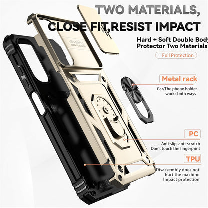 Funda para Oppo A5 Pro 4G / A5 Pro, Techsuit, CamShield, Dorada