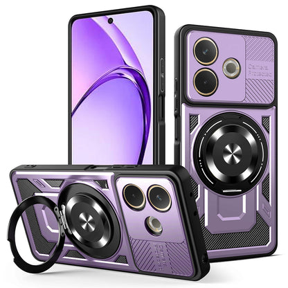 Funda para Oppo A5 Pro 4G / A5 Pro, Techsuit, RuggedCam, Morado