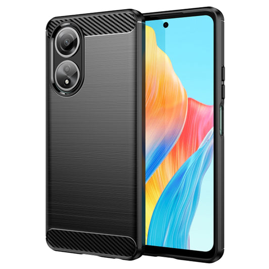 Funda para Oppo A58 4G, Techsuit, Carbono, Negra