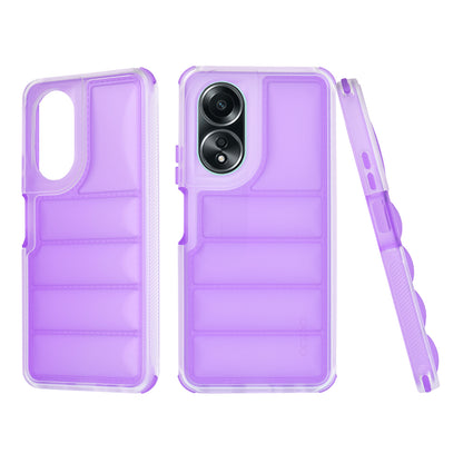 Funda para Oppo A58 4G, Techsuit, Wave Shield, Morado
