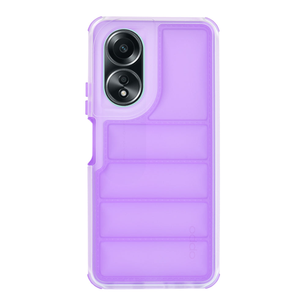 Funda para Oppo A58 4G, Techsuit, Wave Shield, Morado