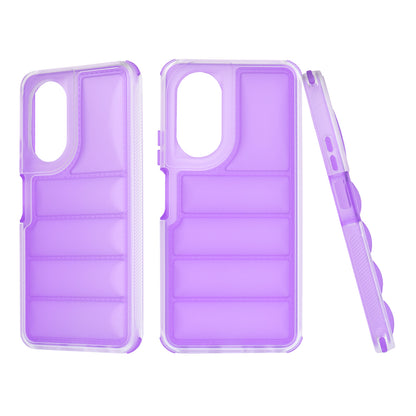 Funda para Oppo A58 4G, Techsuit, Wave Shield, Morado