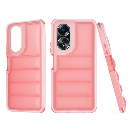 Funda para Oppo A58 4G, Techsuit, Wave Shield, Roja