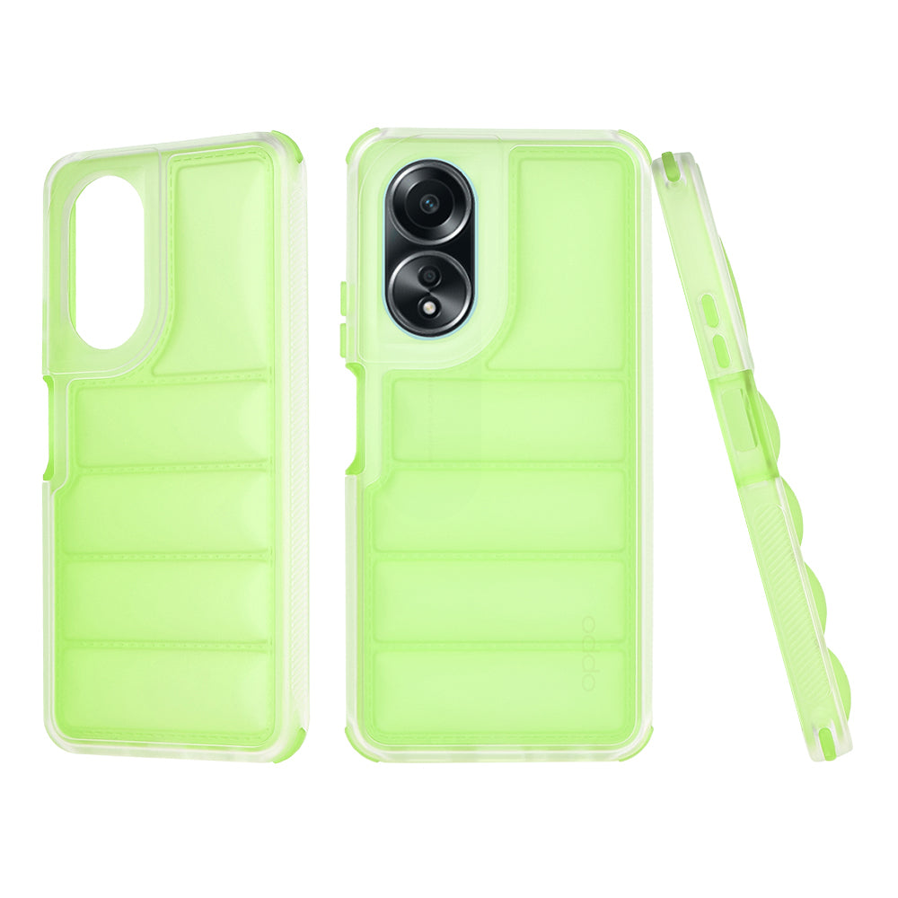 Funda para Oppo A58 4G, Techsuit, Wave Shield, Verde
