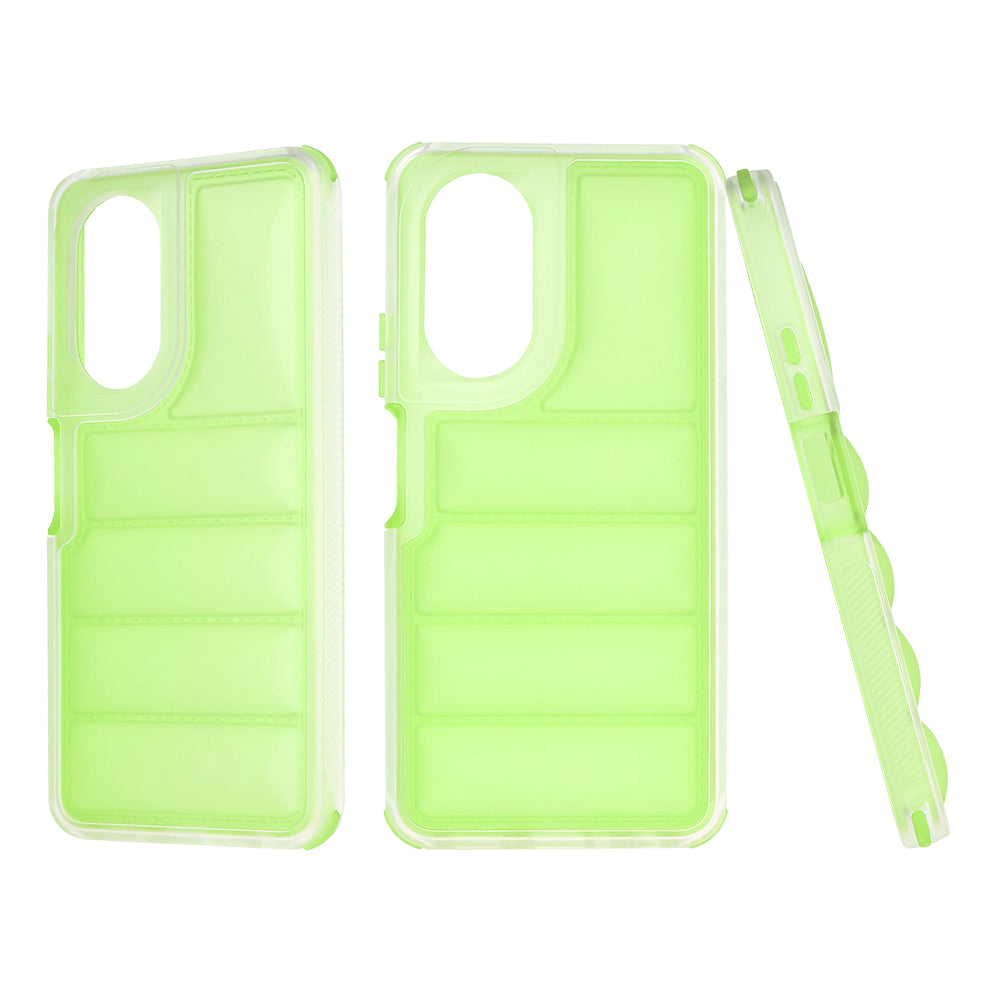 Funda para Oppo A58 4G, Techsuit, Wave Shield, Verde