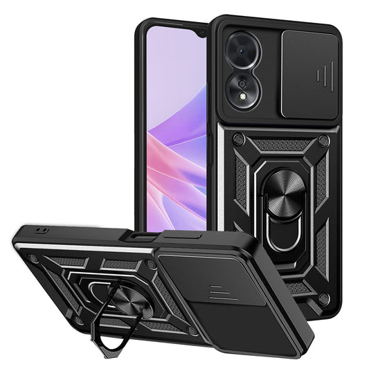 Funda para Oppo A58 5G / A78 5G, Techsuit, CamShield, Negra