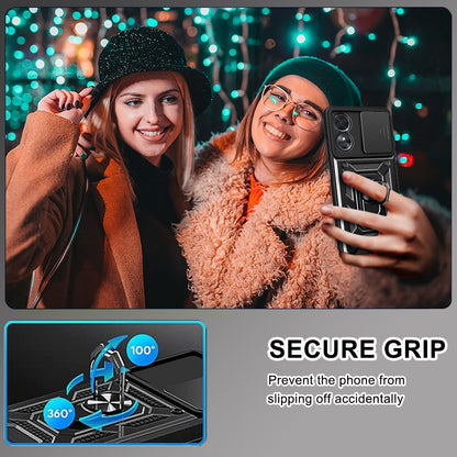 Funda para Oppo A58 5G / A78 5G, Techsuit, CamShield, Negra