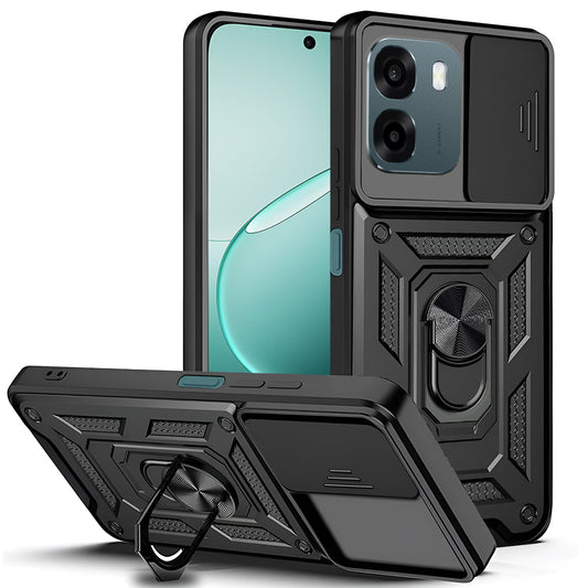 Funda para Oppo A6 4G, Techsuit, CamShield, Negra