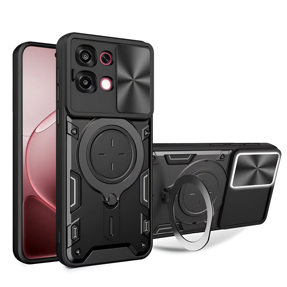 Funda para Oppo A6 Pro 5G / A6 Pro 4G, Techsuit, CamGuard Pro, Negra