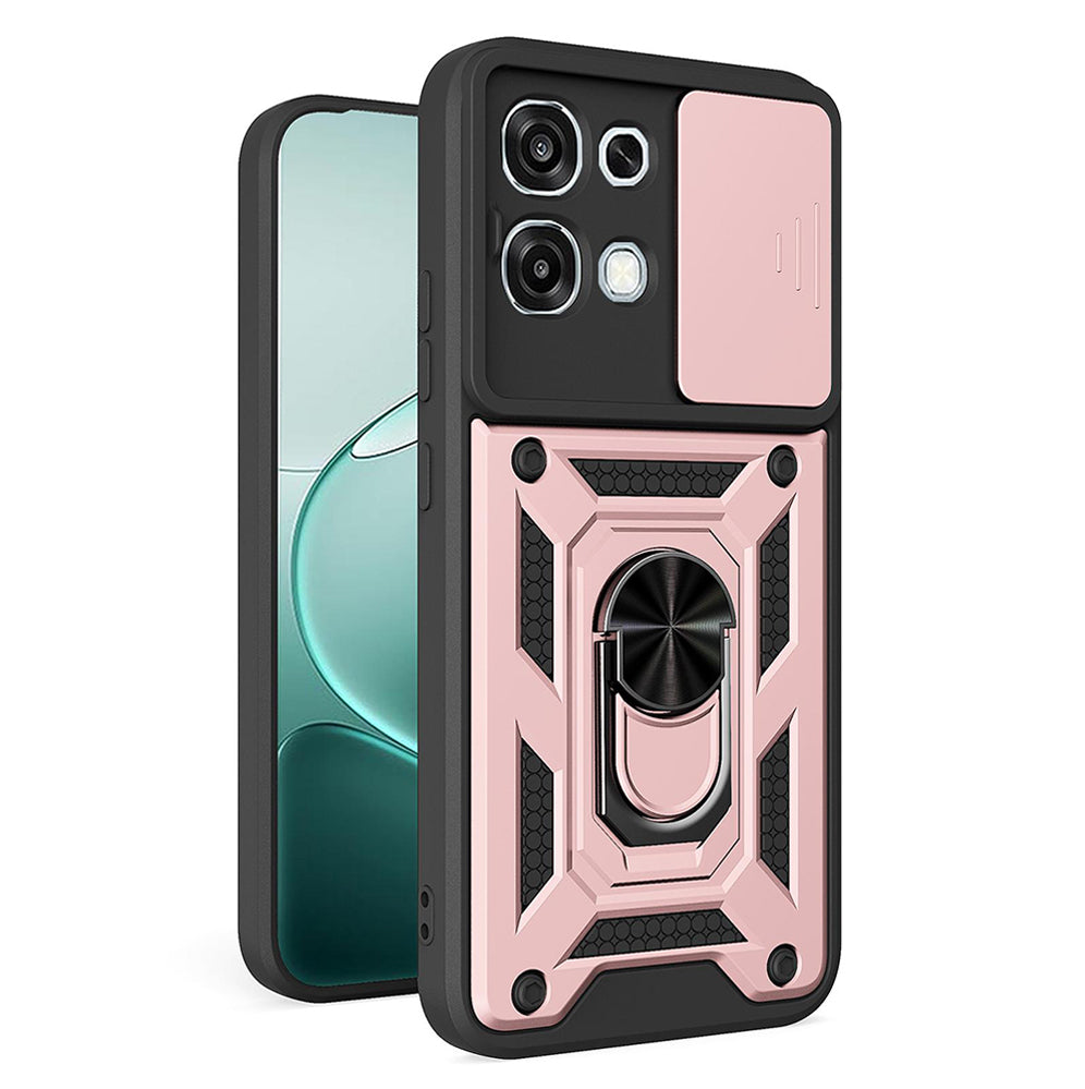 Funda para Oppo A6 Pro 5G / A6 Pro 4G, Techsuit, CamShield, Rosa Dorado