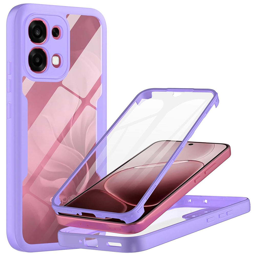 Funda para Oppo A6 Pro 5G / A6 Pro 4G, Techsuit, ColorVerse 360, Morado