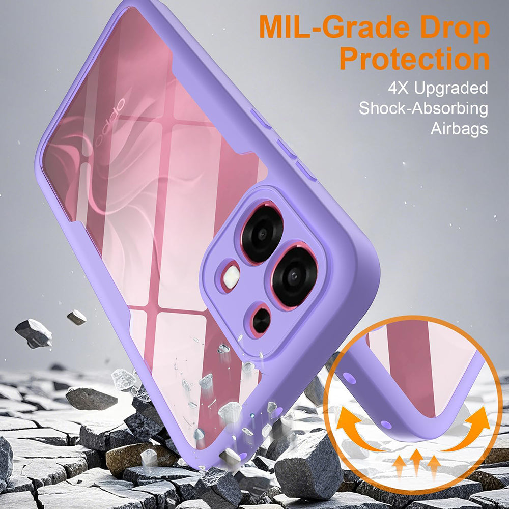 Funda para Oppo A6 Pro 5G / A6 Pro 4G, Techsuit, ColorVerse 360, Morado