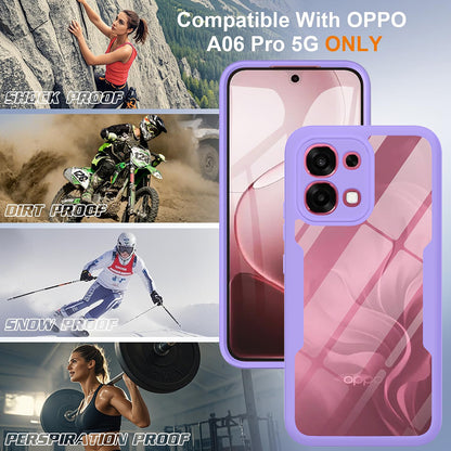 Funda para Oppo A6 Pro 5G / A6 Pro 4G, Techsuit, ColorVerse 360, Morado