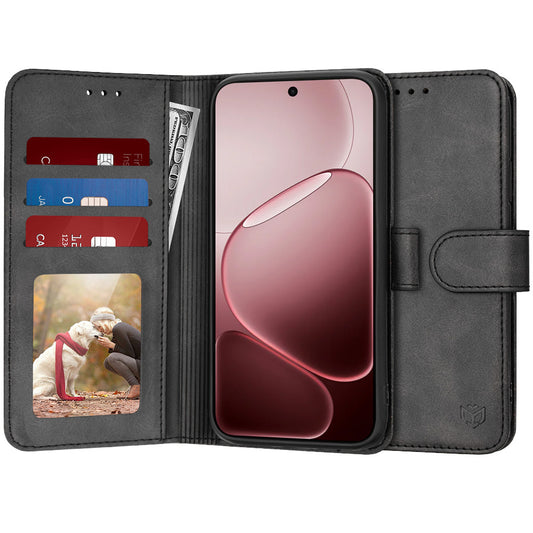 Funda para Oppo A6 Pro 5G / A6 Pro 4G, Techsuit, Diary Book, Negra