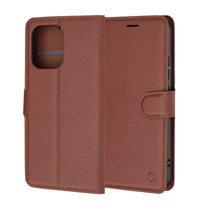 Funda para Oppo A6 Pro 5G / A6 Pro 4G, Techsuit, Leather Folio, Marrón