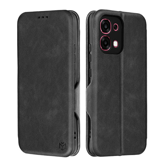 Funda para Oppo A6 Pro 5G / A6 Pro 4G, Techsuit, Safe Wallet Plus, Negra