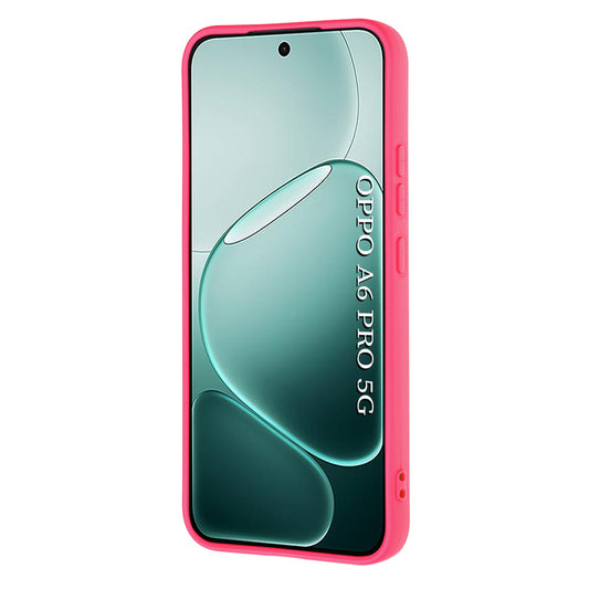 Funda para Oppo A6 Pro 5G / A6 Pro 4G, Techsuit, SoftFlex, Rosa Oscuro