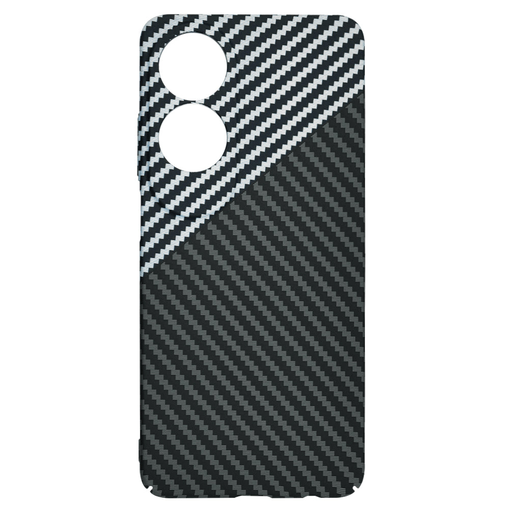 Funda para Oppo A60, Techsuit, Carbonite FiberShell, Negra Gris