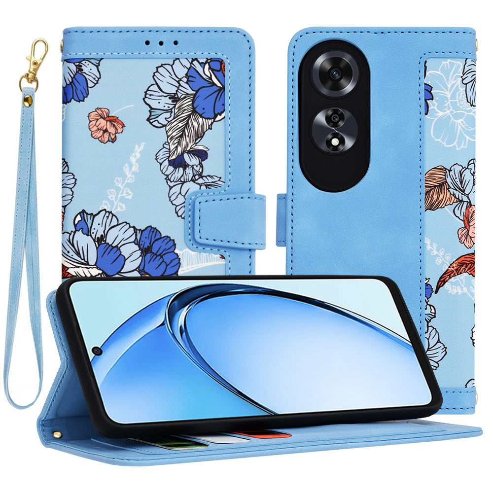 Funda para Oppo A60, Techsuit, FlipCraft, Azul