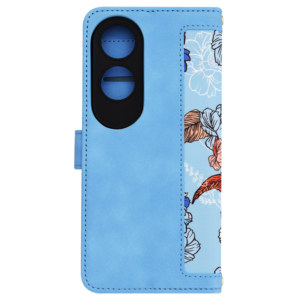 Funda para Oppo A60, Techsuit, FlipCraft, Azul
