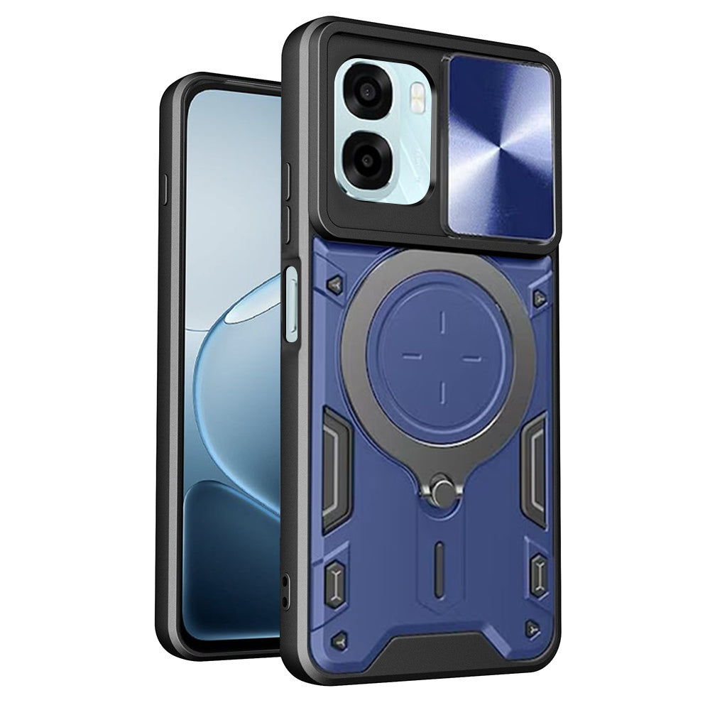 Funda para Oppo A6k 4G / A6x 4G / A6x / A6 4G, Techsuit, CamGuard Pro, Azul