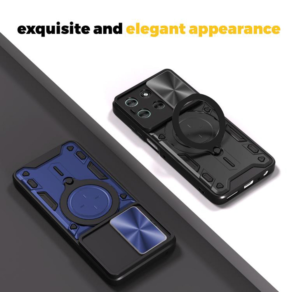 Funda para Oppo A6k 4G / A6x 4G / A6x / A6 4G, Techsuit, CamGuard Pro, Azul