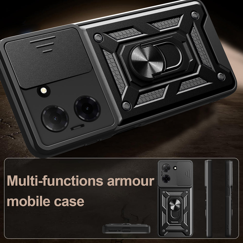 Funda para Oppo A6x 4G / A6x, Techsuit, CamShield, Negra