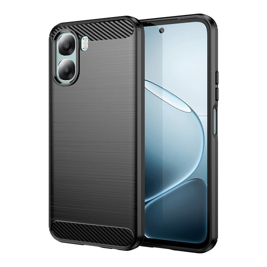 Funda para Oppo A6x 4G / A6x, Techsuit, Carbono, Negra
