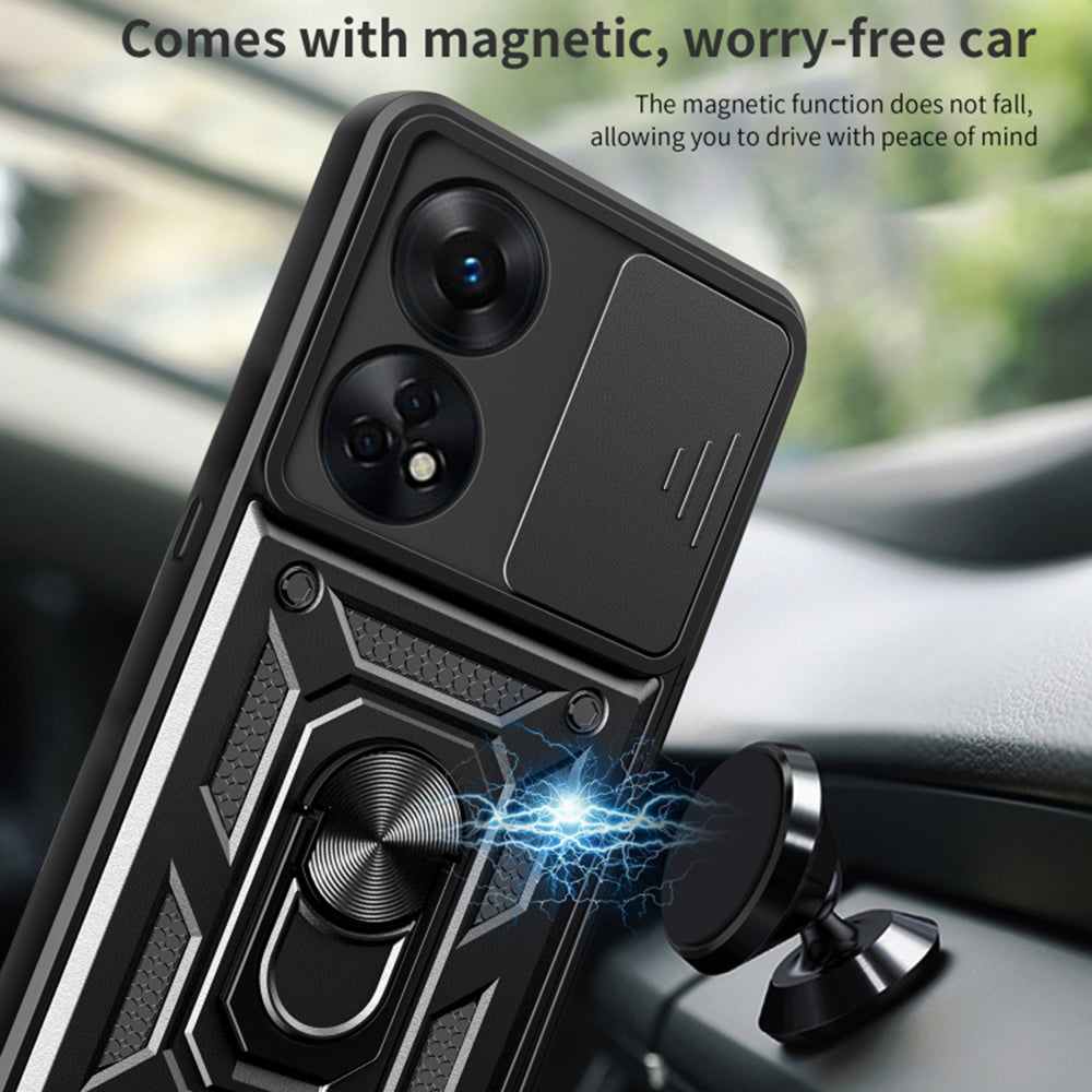 Funda para Oppo A78 4G, Techsuit, CamShield, Verde