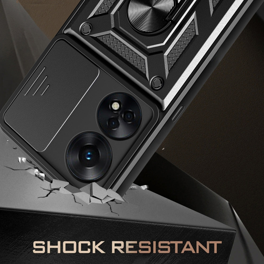 Funda para Oppo A78 4G, Techsuit, CamShield, Verde