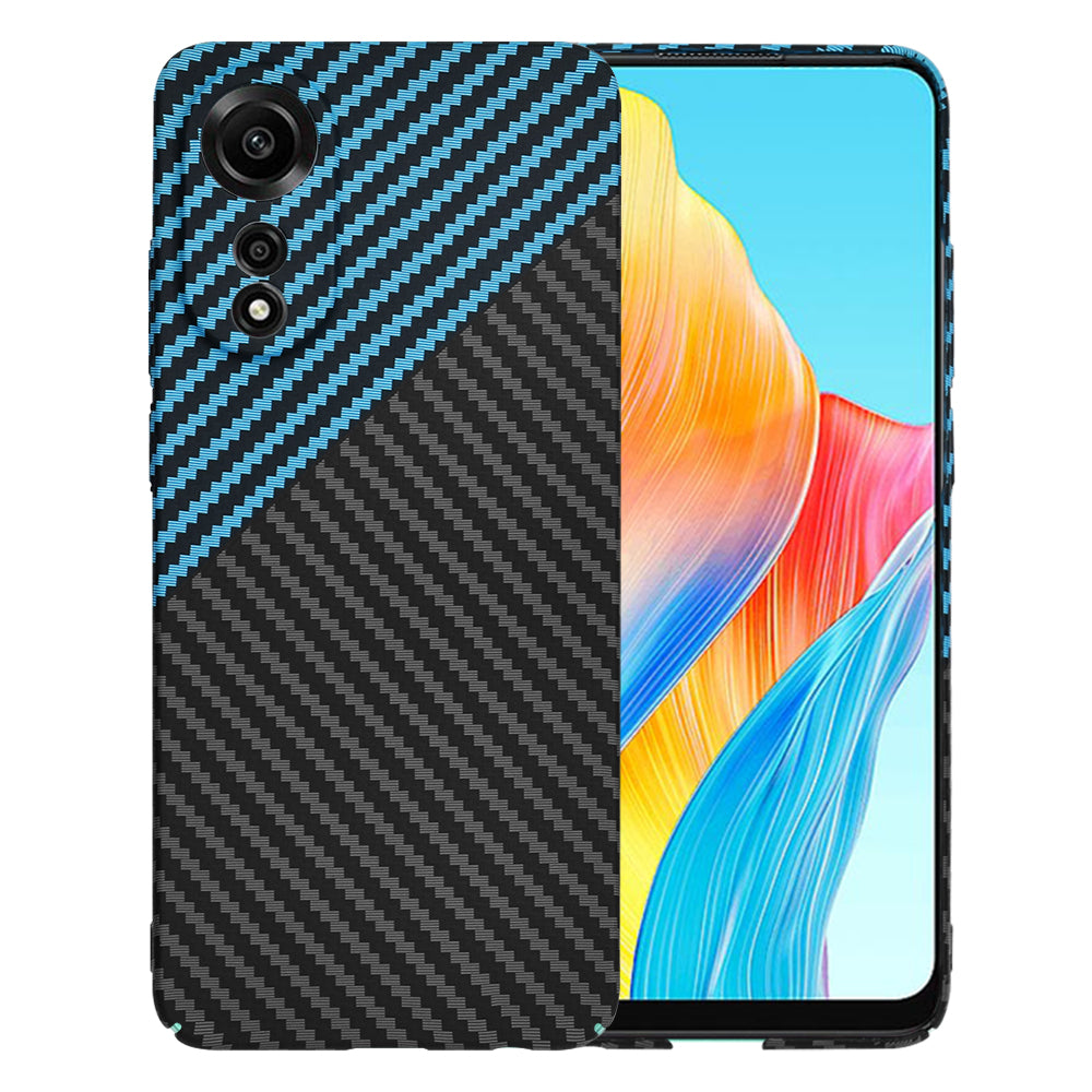 Funda para Oppo A78 4G, Techsuit, Carbonite FiberShell, Negra Bleu