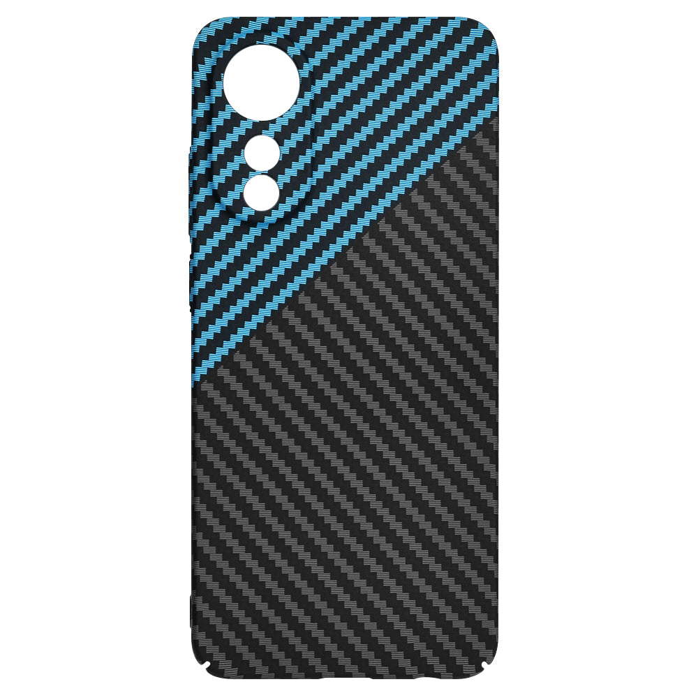 Funda para Oppo A78 4G, Techsuit, Carbonite FiberShell, Negra Bleu