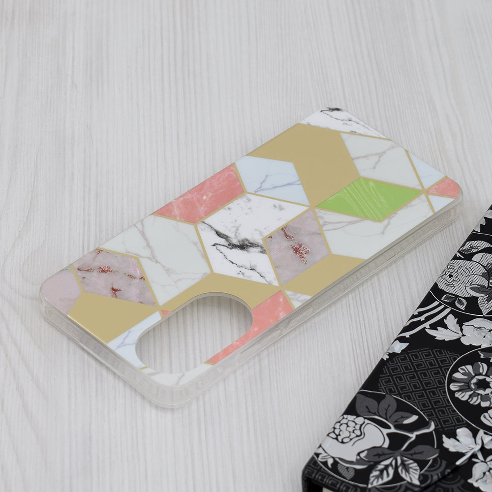 Funda para Oppo A78 4G, Techsuit, Marble, Morado
