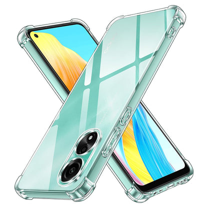 Funda para Oppo A78 4G, Techsuit, Antigolpes Transparente, Transparente