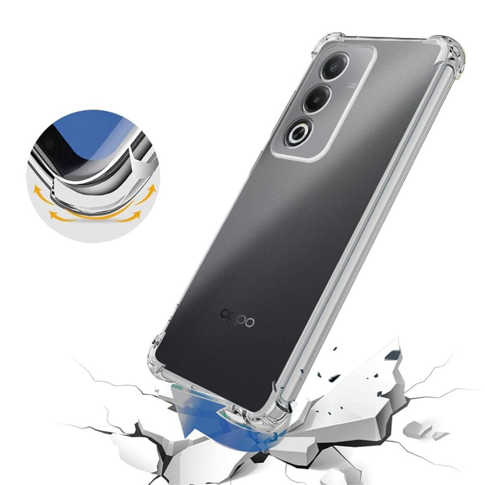 Funda para Oppo A80, Techsuit, Antigolpes Transparente, Transparente