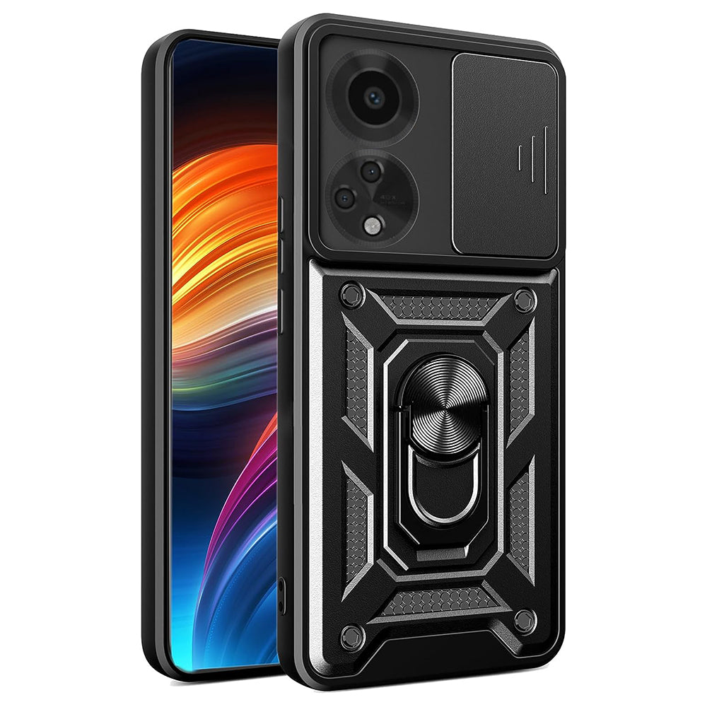 Funda para Oppo A98, Techsuit, CamShield, Negra
