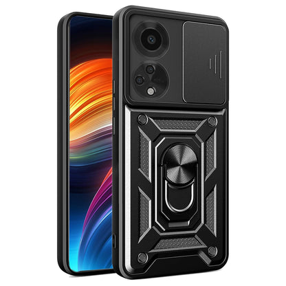 Funda para Oppo A98, Techsuit, CamShield, Negra