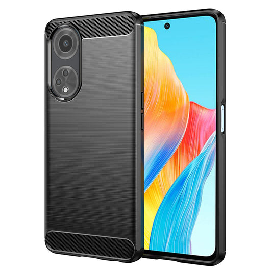Funda para Oppo A98, Techsuit, Carbono, Negra