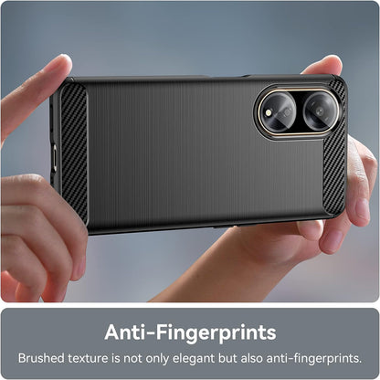 Funda para Oppo A98, Techsuit, Carbono, Negra