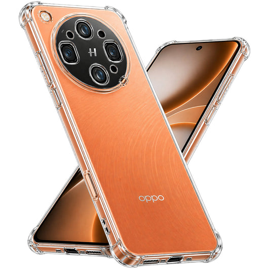 Funda para Oppo Find X9 Ultra, Techsuit, Shockproof Clear, Transparente