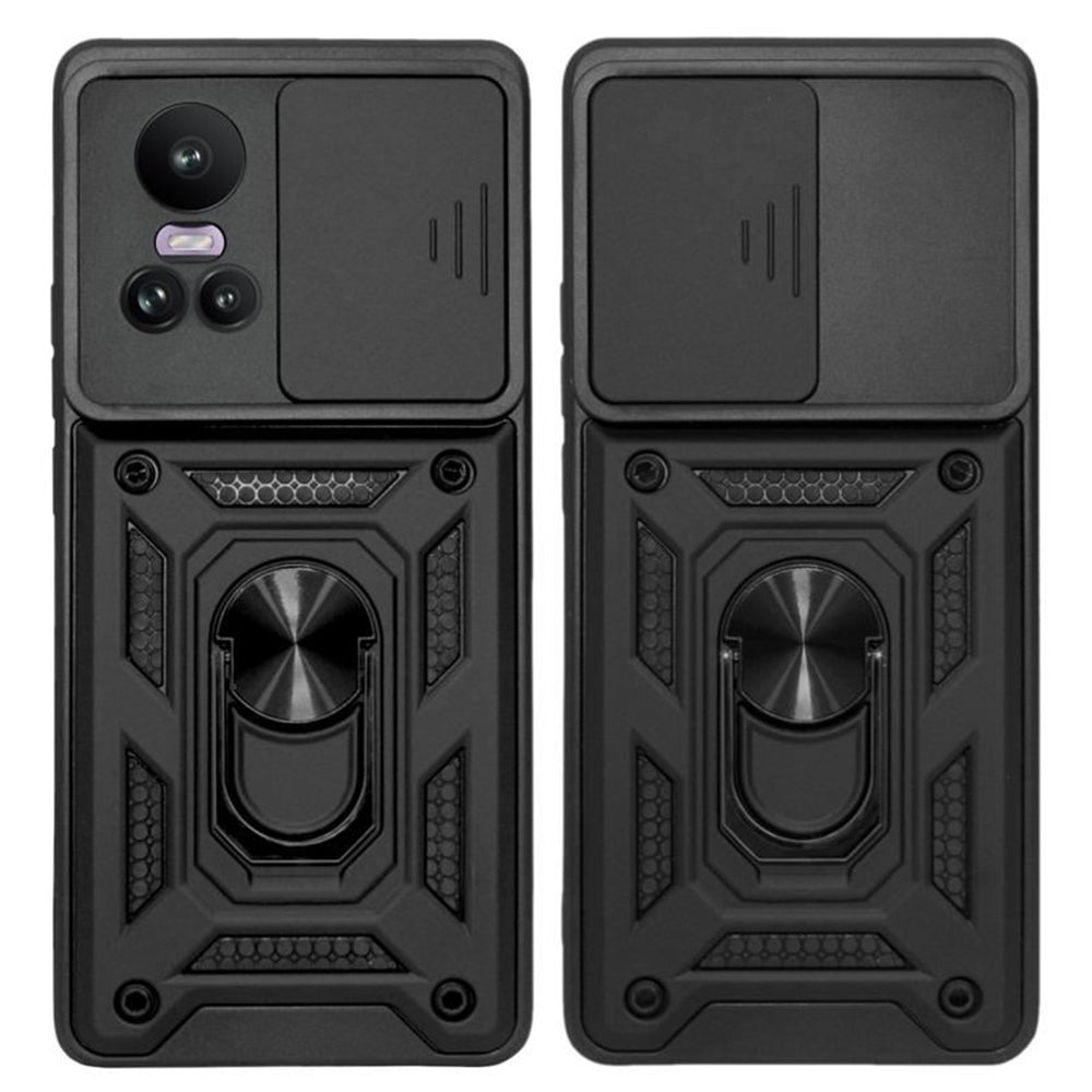Funda para Oppo Reno10 / Reno10 Pro, Techsuit, CamShield, Negra