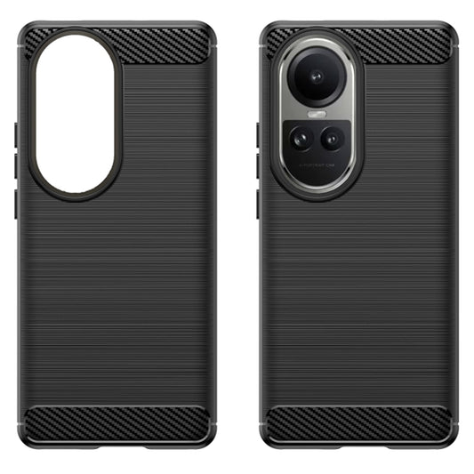 Funda para Oppo Reno10 / Reno10 Pro, Techsuit, Carbono, Negra