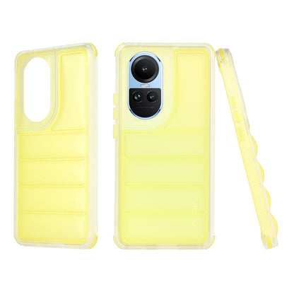 Funda para Oppo Reno10 / Reno10 Pro, Techsuit, Wave Shield, Amarilla